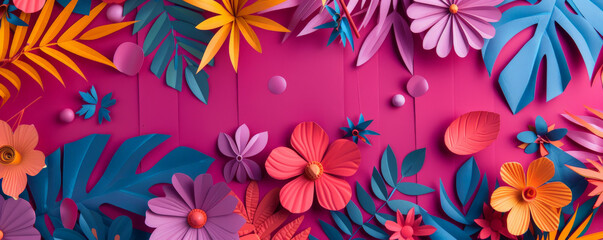 A vibrant patterned fuchsia paper backdrop, featuring bold designs and textures, ideal for lively and eye-catching projects.