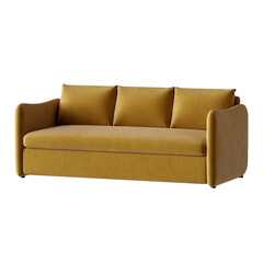 sofa, cushions, colorful design, bed, no background, different design, png, white background, isolated, abstract, 3d model.