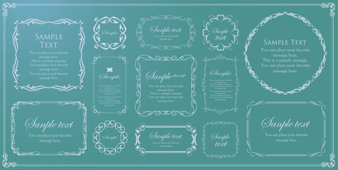 高級感のあるフレームデザイン