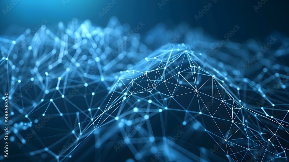Poster cybersecurity mesh protecting digital data and business information