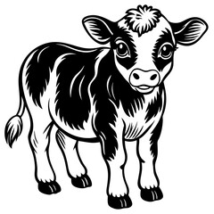 Fototapeta premium baby cow Vector