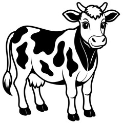 baby cow Vector
