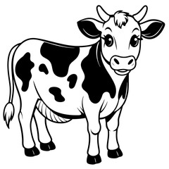 baby cow Vector