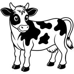 Fototapeta premium baby cow Vector