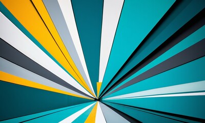 Radiating from the center