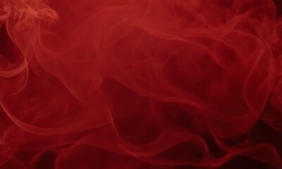 Obraz premium close-up of a red smoke or fog, with a blurred background.