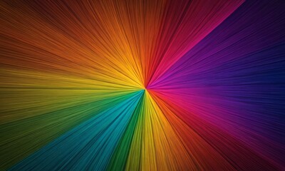 vibrant and colorful abstract background featuring a rainbow-like pattern of concentric circles radiating outwards from a central point.