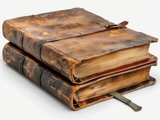 Obraz premium Realistic Office Binder Isolated on Transparent Background for Professional Presentations and Designs