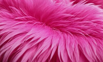 Obraz premium close-up of a fluffy, pink surface with a fuzzy texture.