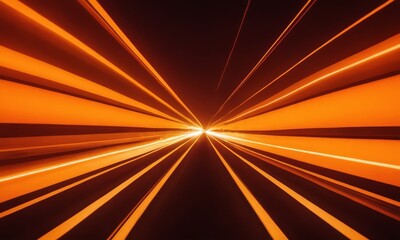 digital illustration of a starburst pattern with a gradient of orange and black colors.