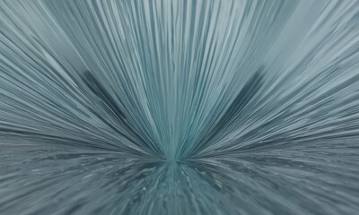 close-up of a blue-green abstract pattern with radiating lines and shapes.