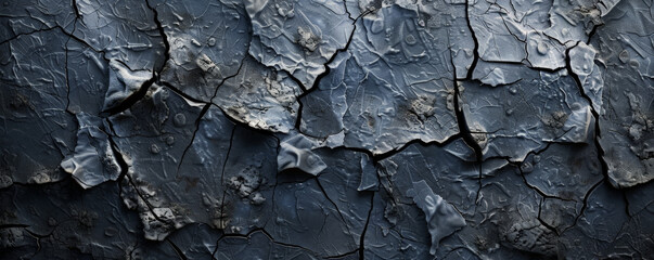 A dark, cracked stone texture background with rugged details and deep shadows, offering a bold and intense look.