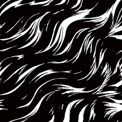 BACKGROUND BLACK AND WHITE ANIMAL SKIN TEXTURE 