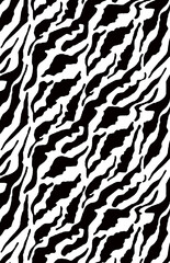 BACKGROUND BLACK AND WHITE ANIMAL SKIN TEXTURE 