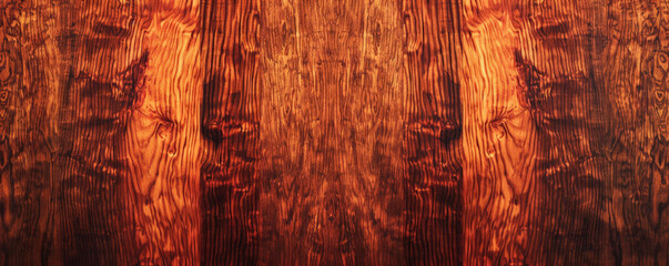 A premium lacewood backdrop with distinctive grain patterns and warm, reddish-brown tones, offering a sophisticated aesthetic.