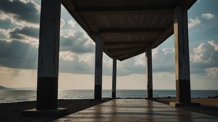 bridge over the sea