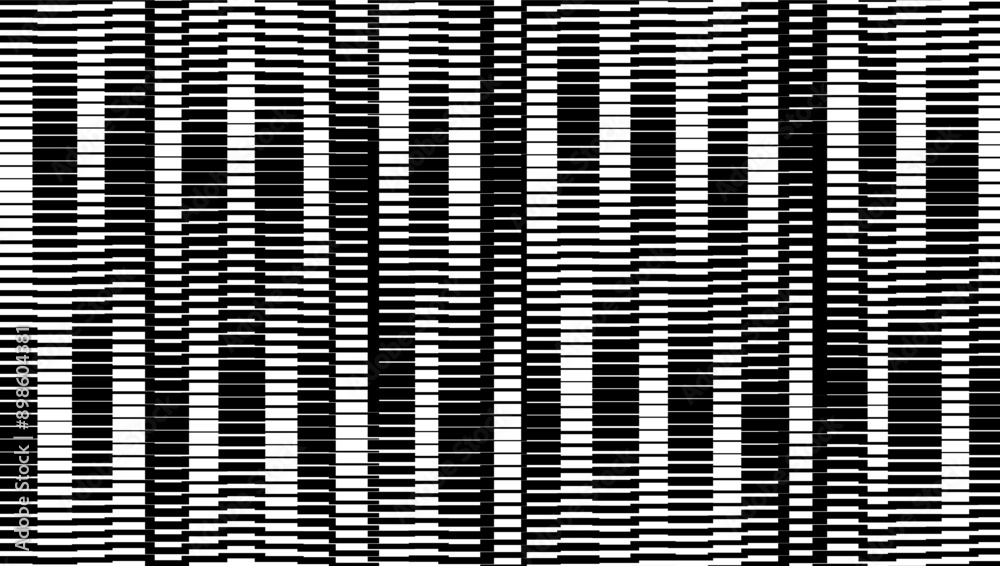 Poster fully editable vector element. black and white abstract transition pattern. vector format illustrati
