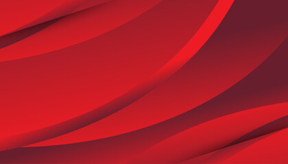 Abstract red background with dynamic waves