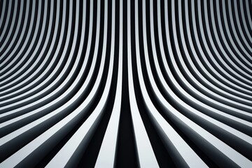 Abstract black and white image featuring smooth, flowing lines that create a sense of depth and motion.