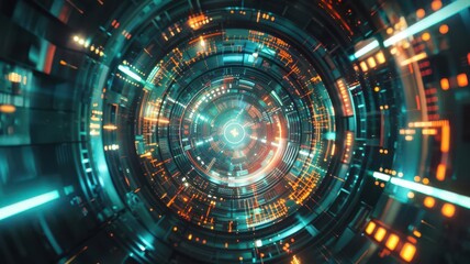 Obraz premium A conceptual photo of a futuristic technology concept
