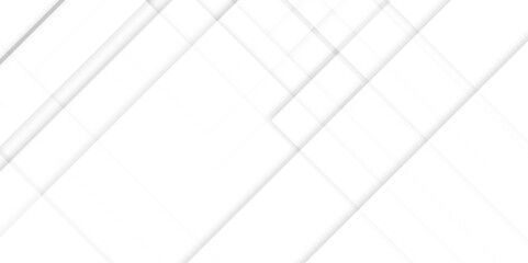 Geometric background business and technology concept with lines, different size white boxes and geometric stripes, white curve square lines triangle futuristic Abstract white geometric background.