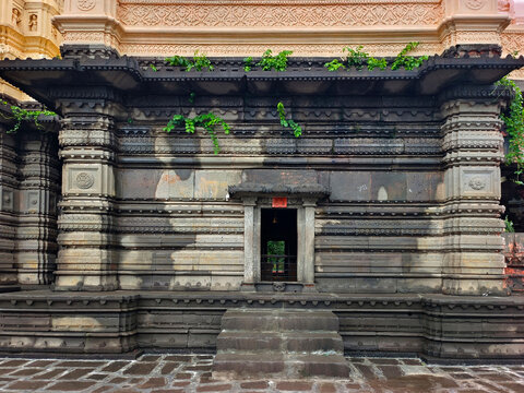 25-07-2024, Saswad, India, Sangameshwar Temple, Ancient Sangameshwar temple of Shiva at the confluence of two rivers namely Karha and Bhogwati is situated in the historically significant city Saswad.