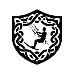 Fototapeta premium Kitesurfing, Wakeboarding