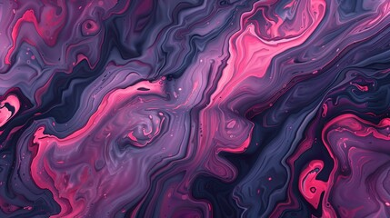Obraz premium Abstract background forming colorful pink and purple mixing inks, perfect for backgrounds