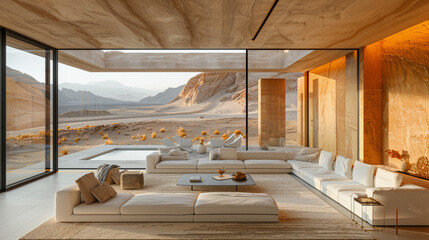 Luxurious Villa Living Rooms with Stunning Views