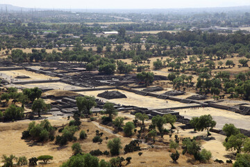 Teotihuacan archaeological zone at Teotihuacan, Mexico