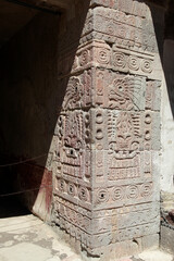 The Aztec pyramids inside of Teotihuacan in Mexico City