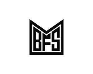 BFS logo design vector template. BFS logo design.