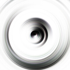 Colorful radial motion effect. Abstract rounded background. Color curves and sphere.