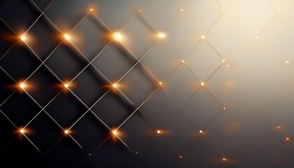 Abstrakcyjne czarno-złote tło z podświetlonymi geometrycznymi kształtami i wzorami