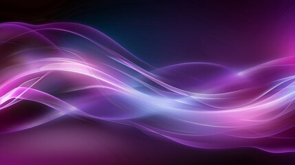 Naklejka premium Elegant and sophisticated abstract purple background with flowing wavy lines, ideal for websites, banners, or any project in need of a harmonious design
