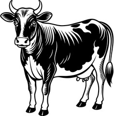 cow farm icon Vector