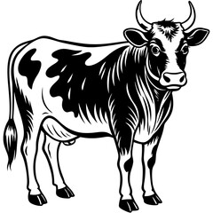 cow farm icon Vector
