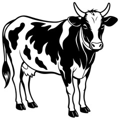 cow farm icon Vector