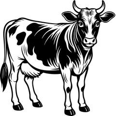 cow farm icon Vector