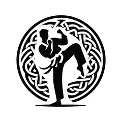 Fototapeta premium Judo , martial art , Karate , Taekwondo