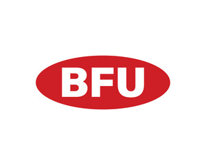 BFU logo design vector template. BFU logo design.