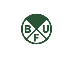 BFU logo design vector template. BFU logo design.
