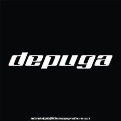 urban modern futuristic modern geometric font