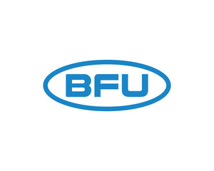 BFU logo design vector template. BFU logo design.