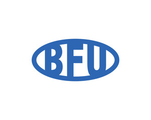BFU logo design vector template. BFU logo design.