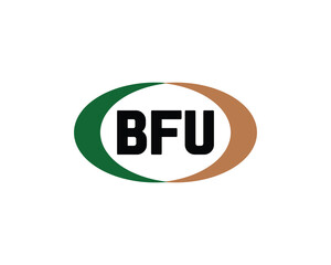 BFU logo design vector template. BFU logo design.