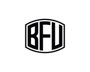 BFU logo design vector template. BFU logo design.