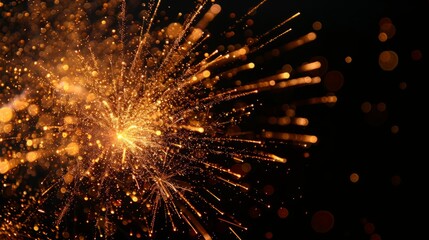 Spectacular Blur: International Fireworks Festival Celebration in Nighttime Splendor