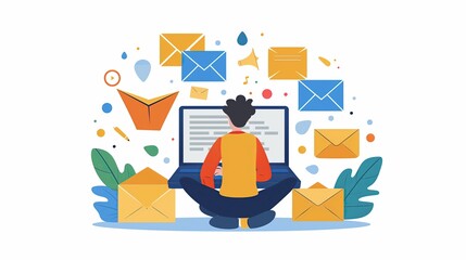 Digital Marketing: Email marketing specialist designing a visually appealing newsletter template. Boost subscriber engagement, drive conversions, and enhance brand communication by email campaigns.
