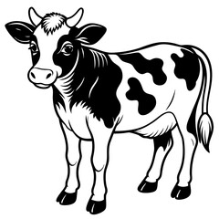 baby cow Vector